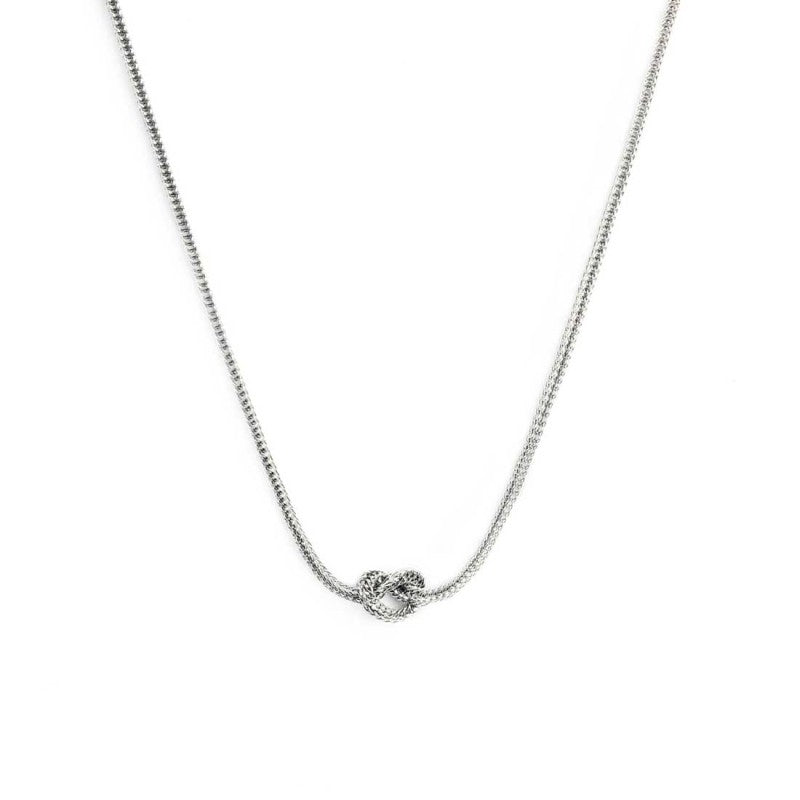 Collana Marlù Nodo con catena foxtail