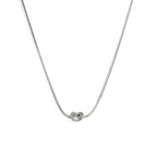 Collana Marlù Nodo con catena foxtail