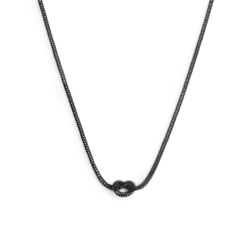 Collana Marlù Nodo con catena foxtail