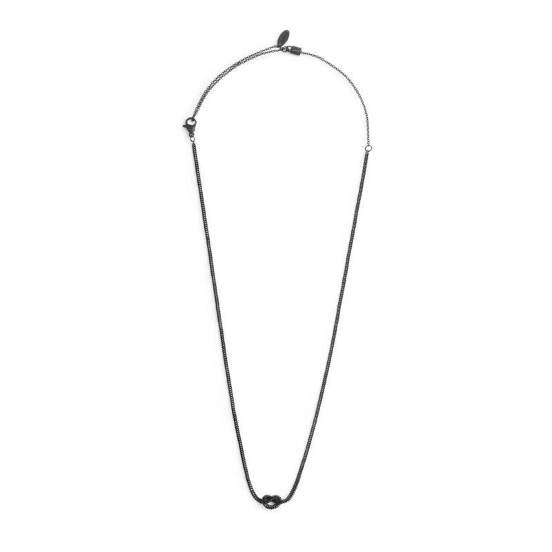 Collana Marlù Nodo con catena foxtail