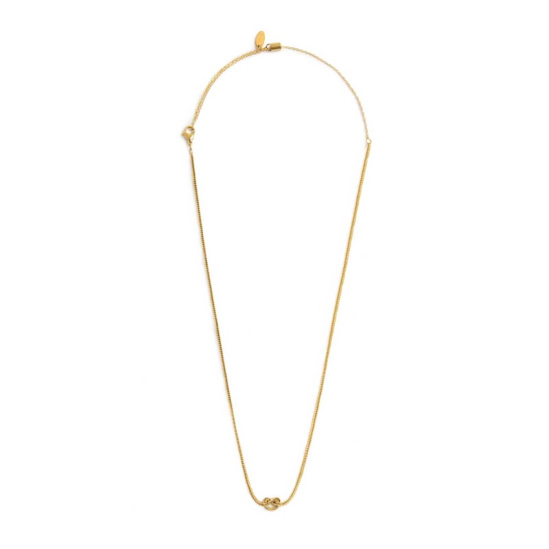 Collana Marlù Nodo con catena foxtail