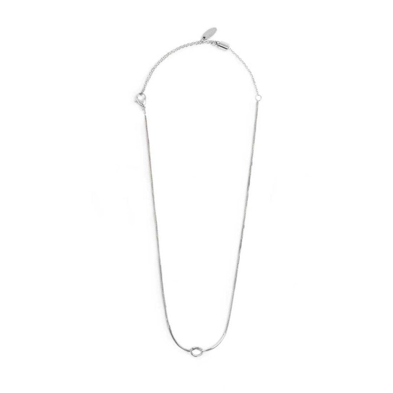 Collana Marlù Nodo con catena snake