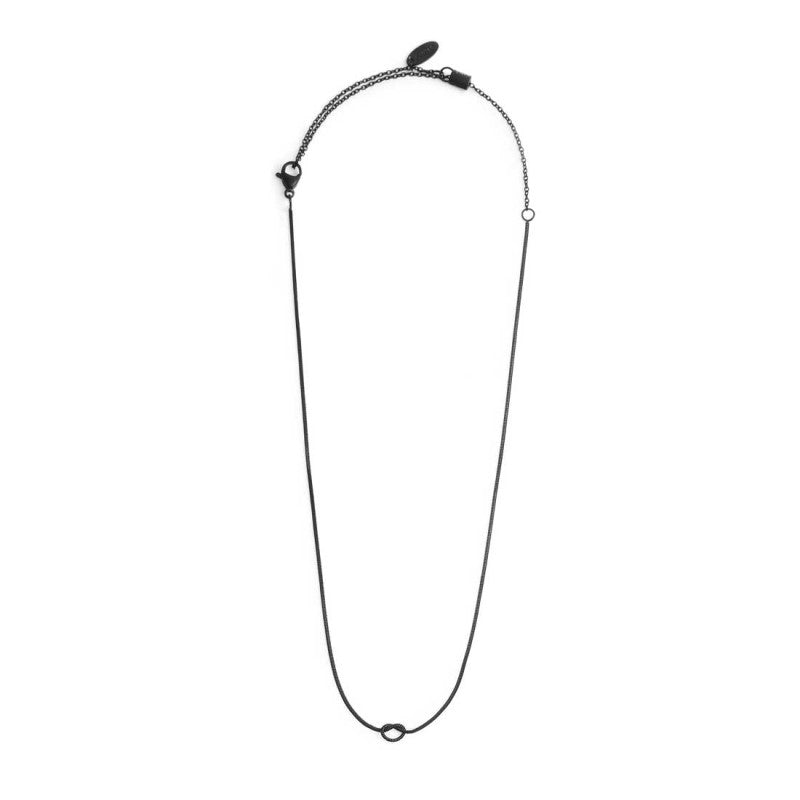 Collana Marlù Nodo con catena snake