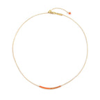 Collana Marlù donna Zirconi e smalto gold