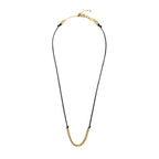 Collana Marlù Cordino con sfere e rondelle gold