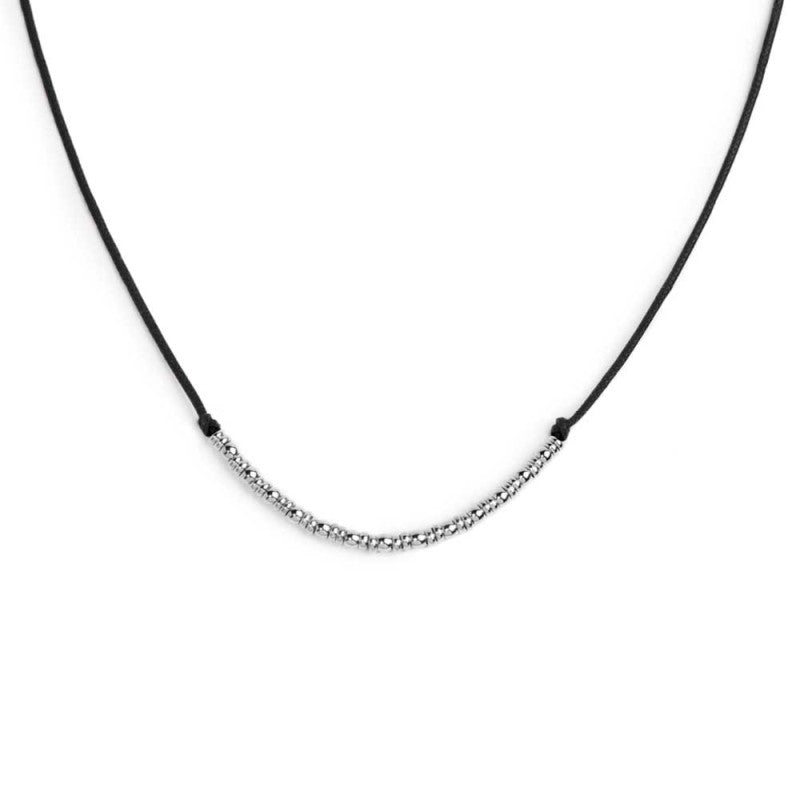 Collana Marlù Cordino con sfere e rondelle