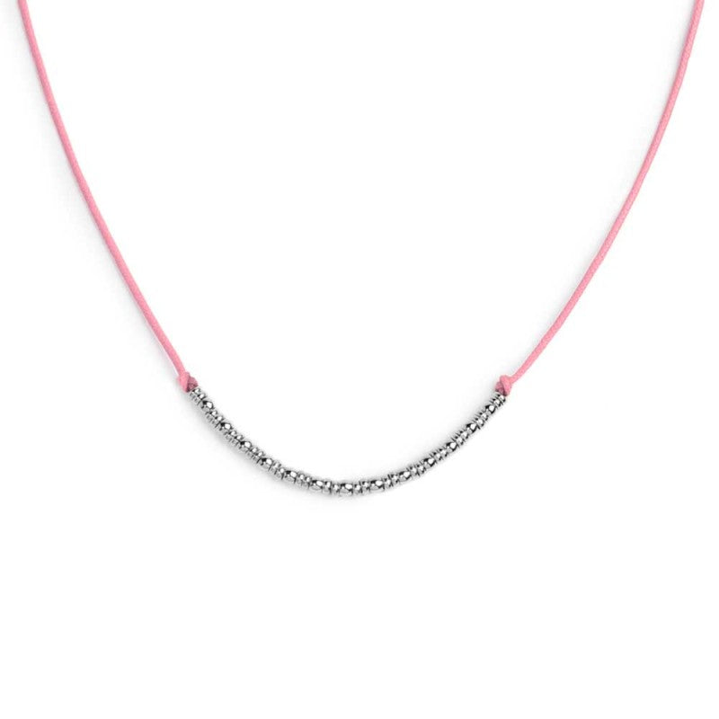 Collana Marlù Cordino con sfere e rondelle