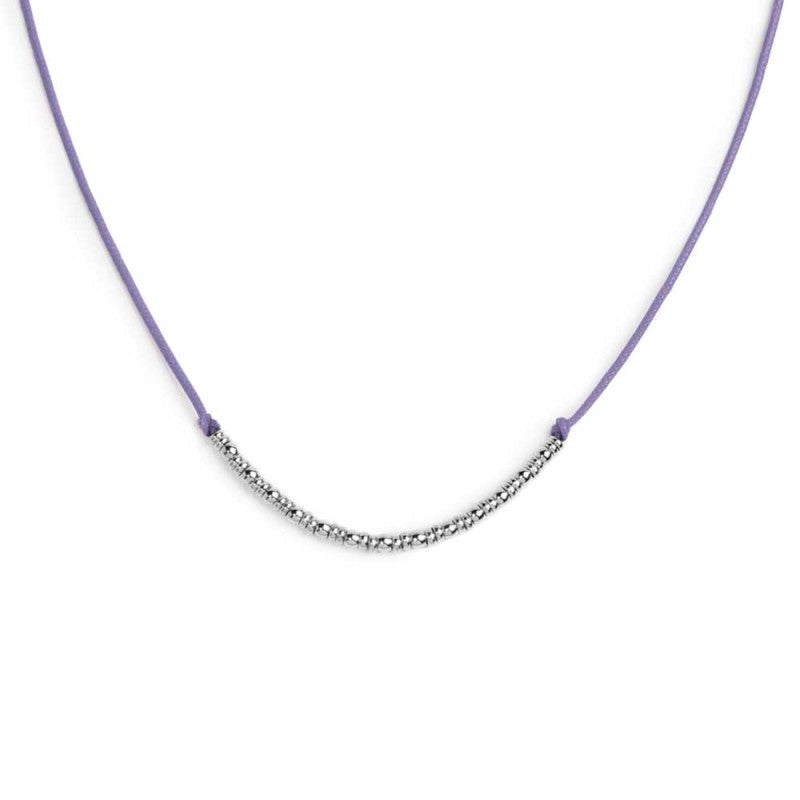 Collana Marlù Cordino con sfere e rondelle