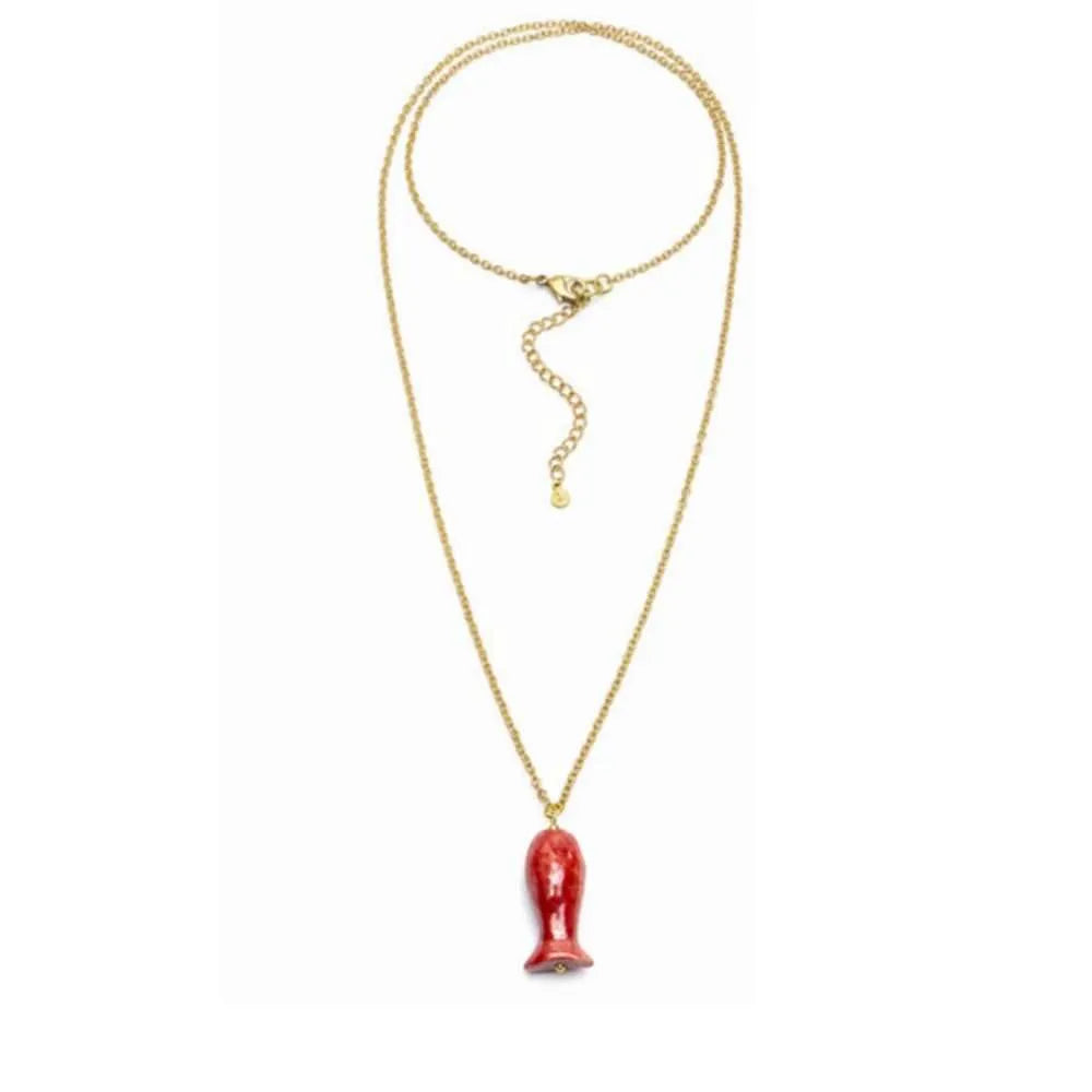 Collana Vestopazzo donna Pesce rosso