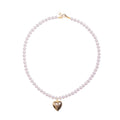 Collana Diamond Accessori Perla con Cuore
