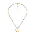 Collana Vestopazzo donna Mosaico madreperla con cuore