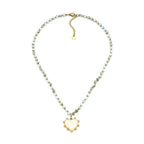 Collana Vestopazzo donna Mosaico madreperla con cuore