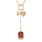 Collana Anartxy donna Amuleto rubino