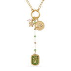 Collana Anartxy donna Amuleto verde