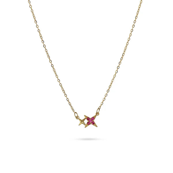 Collana Anartxy donna Doppia stella
