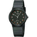 Orologio Casio uomo Analogico Tondo con quadrante nero e dettagli bianchi e rossi