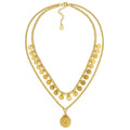 Collana Vestopazzo donna Doppio filo con monete