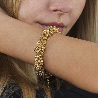 Bracciale Vestopazzo donna Mogra big gold