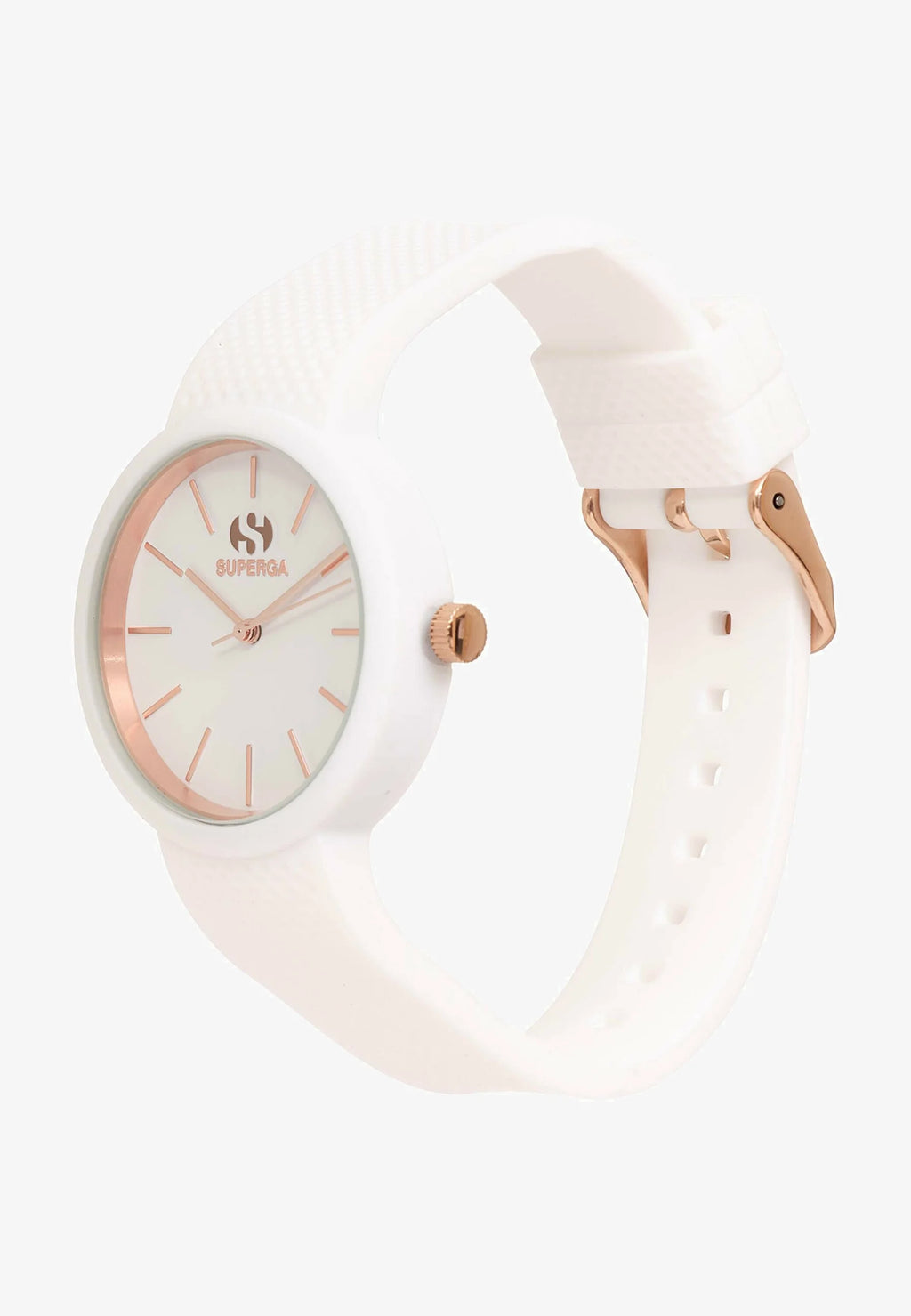 Orologio Superga City collection Medium Bianco rose gold