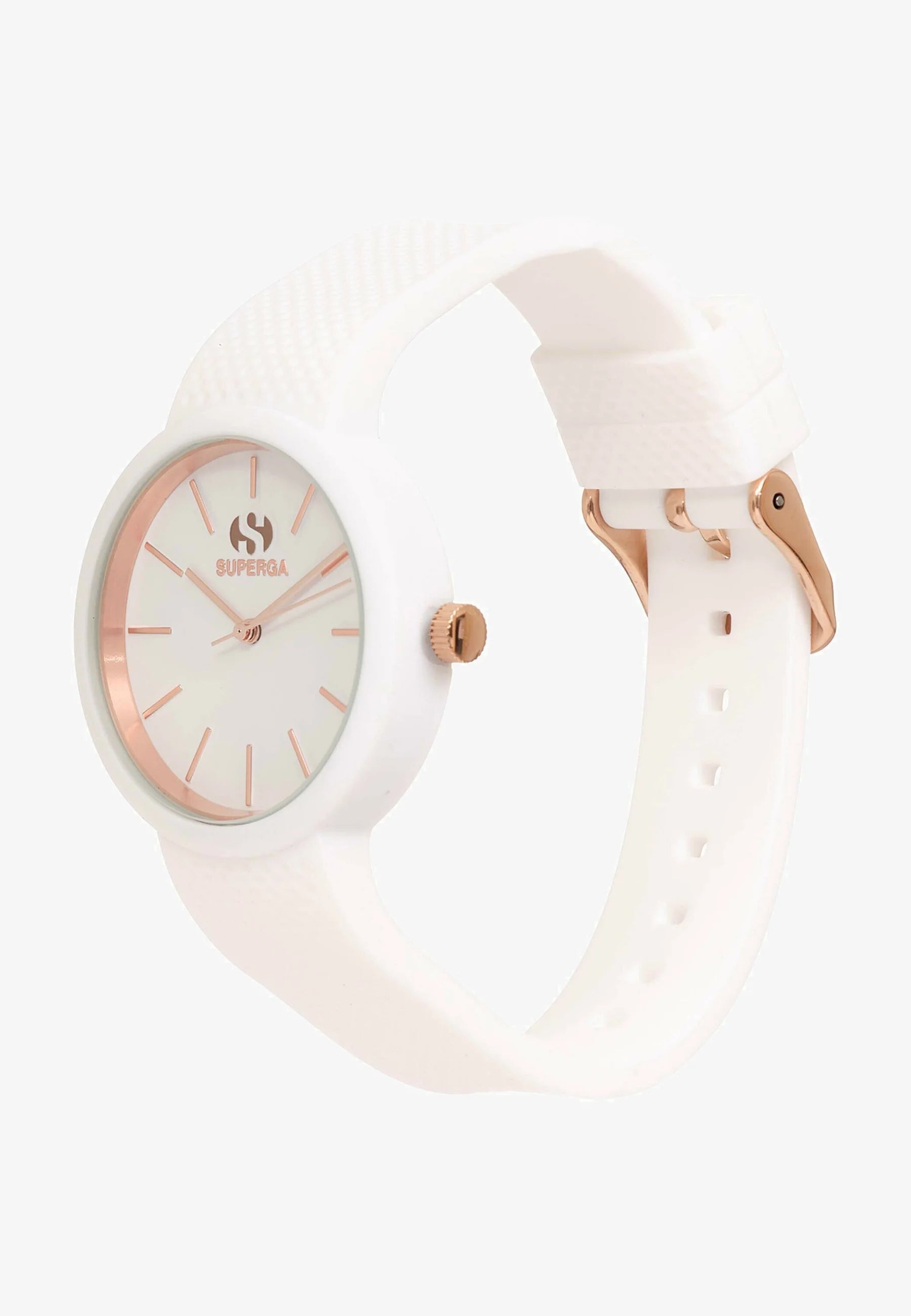 Orologio Superga City collection Medium Bianco rose gold