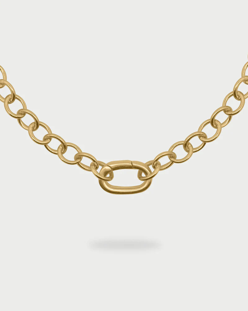 Collana Rue des Mille Charm bar Rolò chain Base ovale