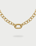 Collana Rue des Mille Charm bar Rolò chain Base ovale