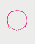 Collana Rue des Mille Charm bar Girocollo soft cord base fucsia