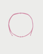 Collana Rue des Mille Charm bar Girocollo soft cord base rosa