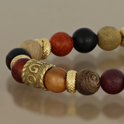Bracciale Goyatè Wynon pietre marroni