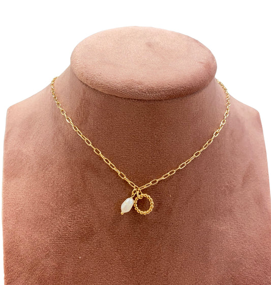 Collana Donna Marcello Pane con perlina pendente