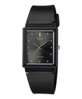 Orologio Casio donna Analogico rettangolare in resina nero e quadrante nero