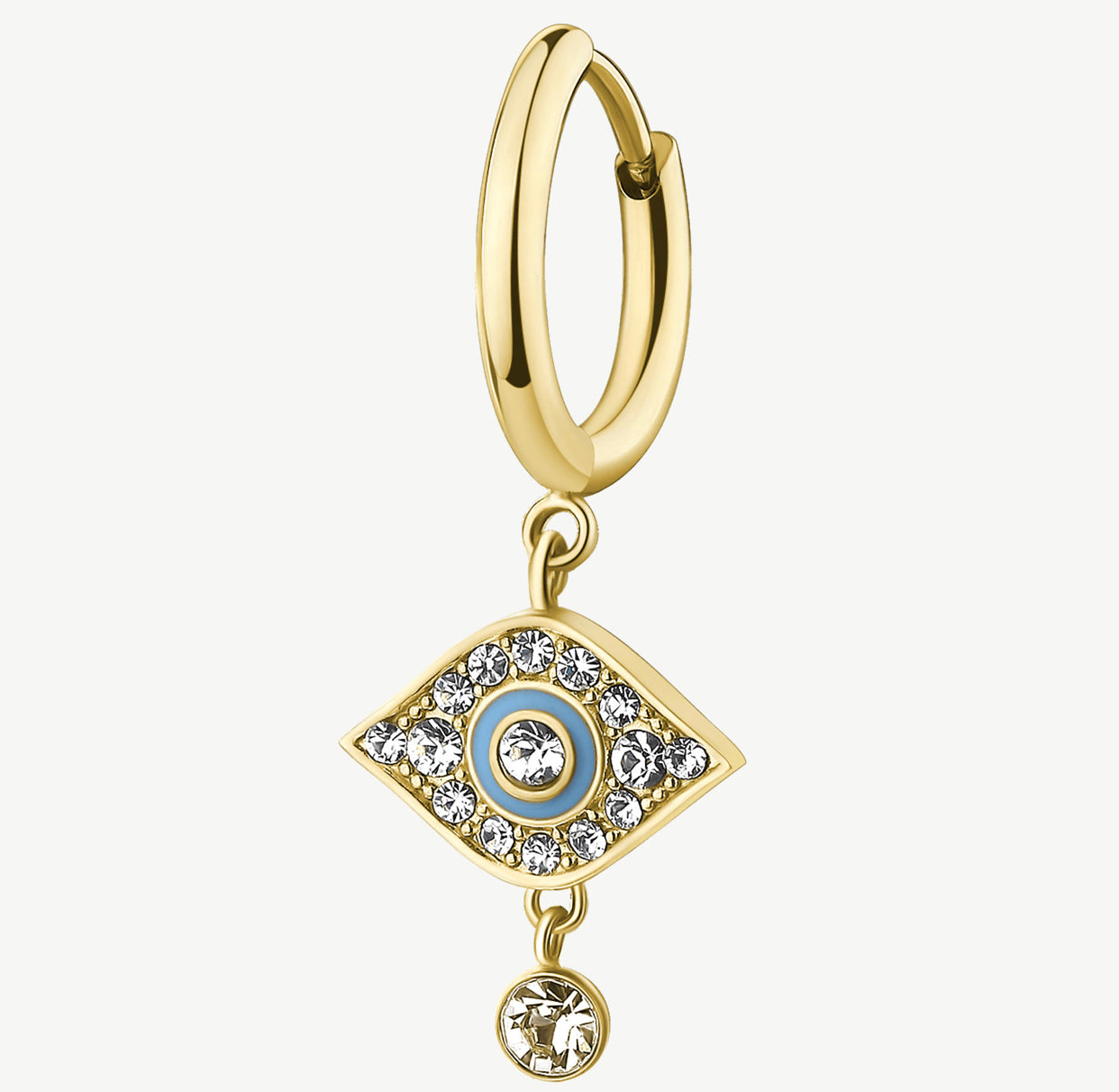 Orecchino Brosway Chakra terzo occhio oro