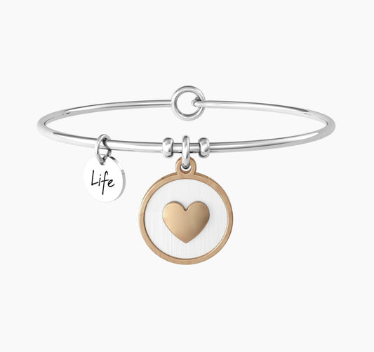 Bracciale Kidult donna CUORE | MAMMA SEI IL MONDO
