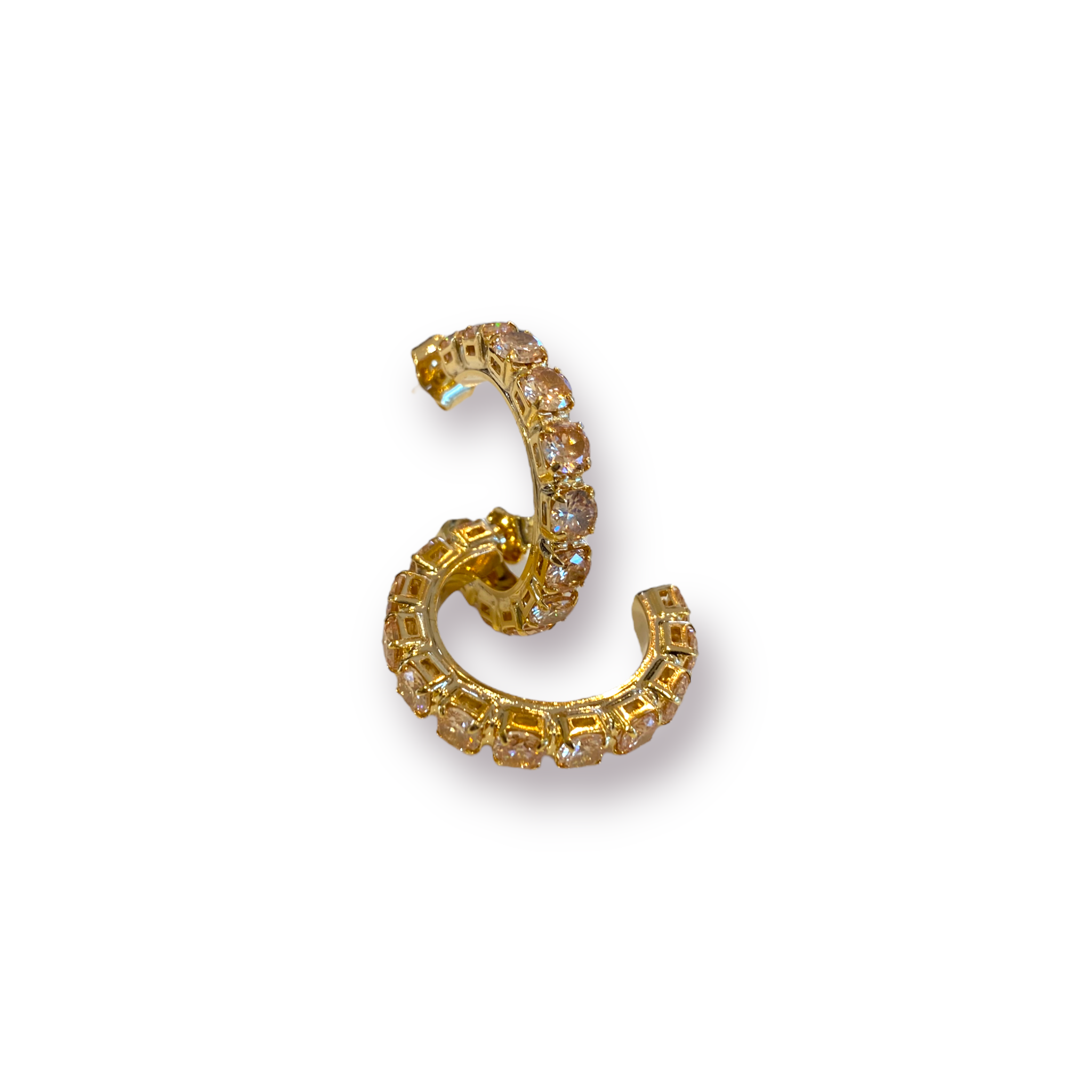 Orecchini donna Diamond Accessori cerchi  con pietre