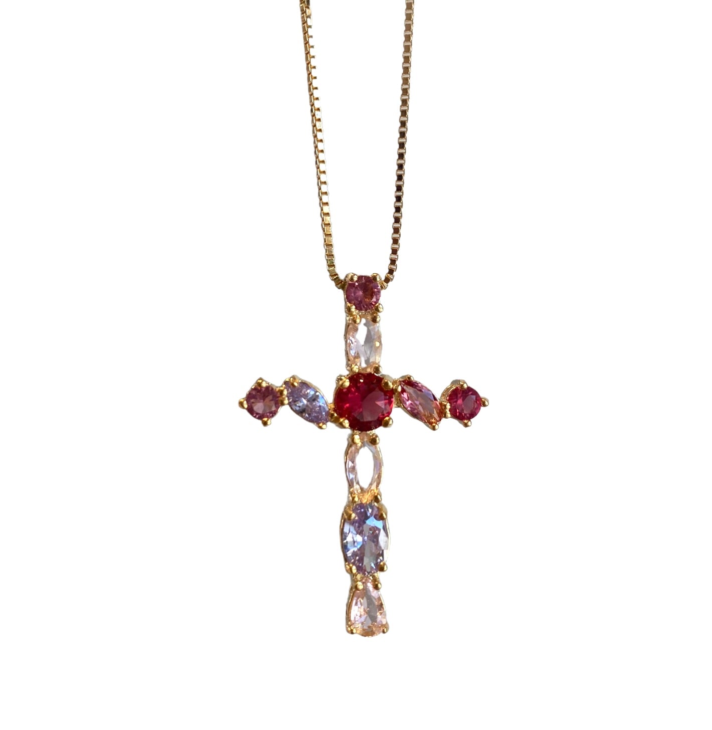 Collana Rocce croce candy