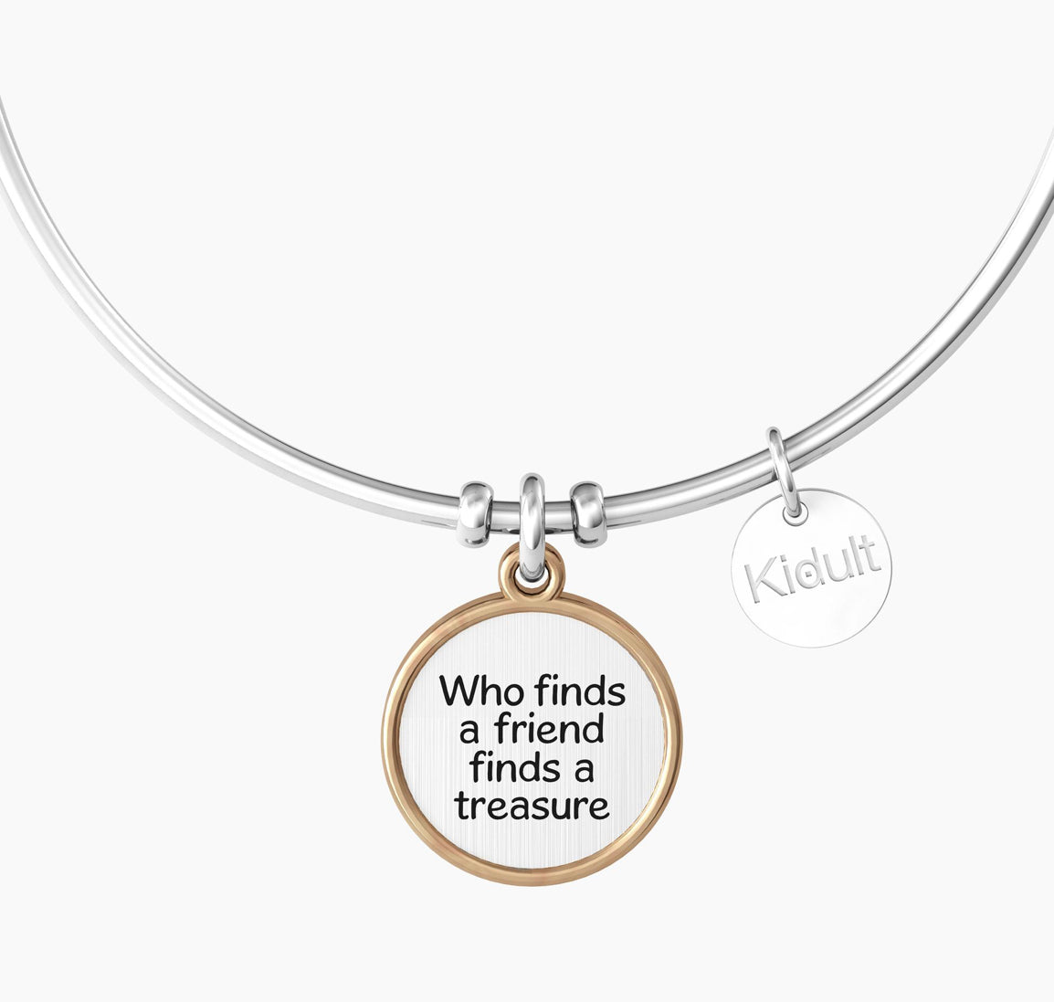 Bracciale donna Kidult WHO FINDS A FRIEND FINDS A TREASURE