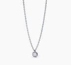 Collana Mabina Uomo con punto luce tondo BRIGHT