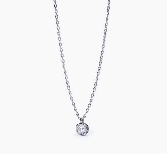 Collana Mabina Uomo con punto luce tondo BRIGHT