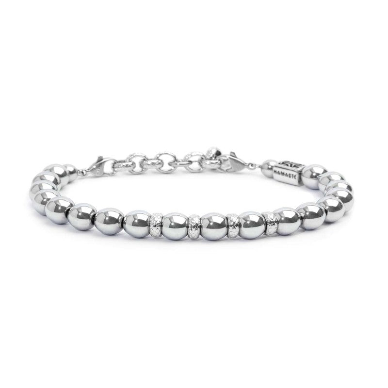 BRACCIALE MARLÙ sfere ematite 8mm