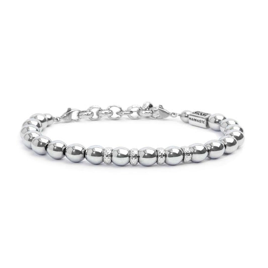 BRACCIALE MARLÙ sfere ematite 8mm
