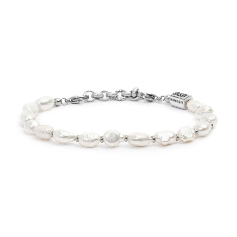 Bracciale Marlù unisex perle di fiume masticate
