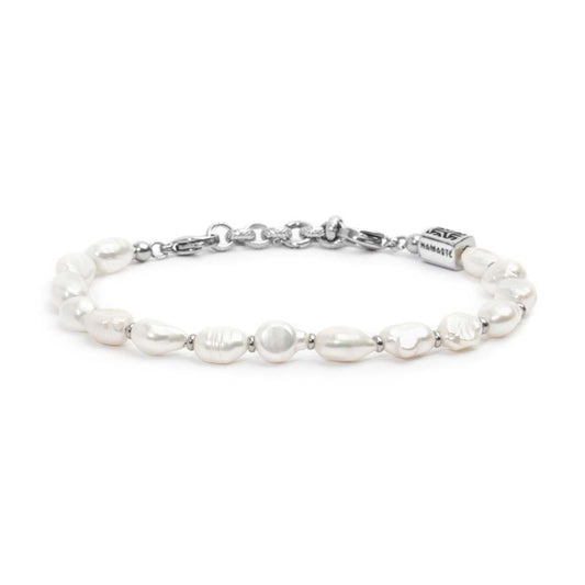 Bracciale Marlù unisex perle di fiume masticate