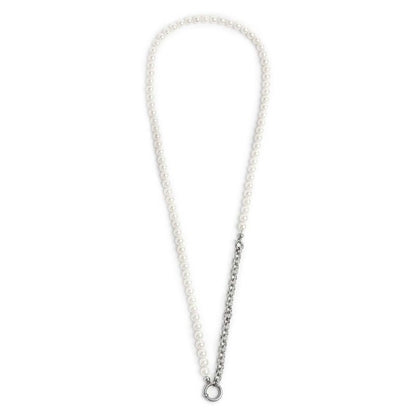 Collana Marlù unisex perle con catena a sfere