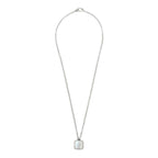 Collana Marlù unisex catena grumetta con pendente quadrato