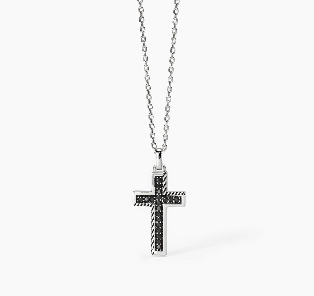 Collana Mabina uomo con croce