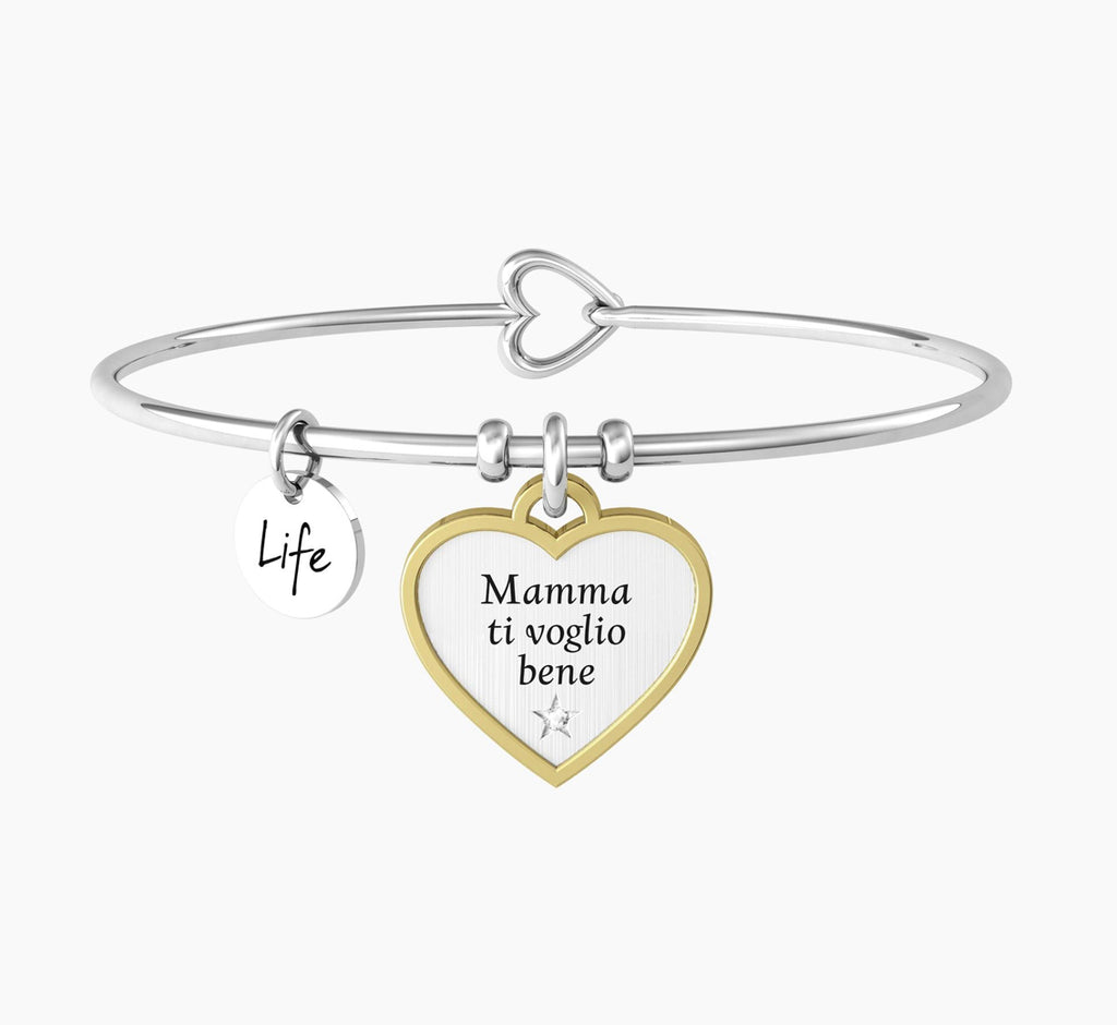 Bracciale Kidult donna CUORE | MAMMA TI VOGLIO BENE