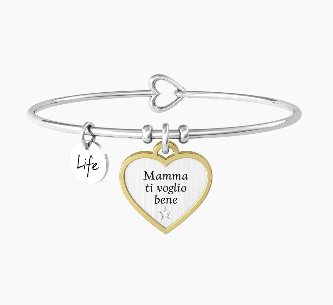 Bracciale Kidult donna CUORE | MAMMA TI VOGLIO BENE