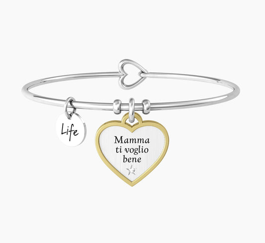 Bracciale Kidult donna CUORE | MAMMA TI VOGLIO BENE