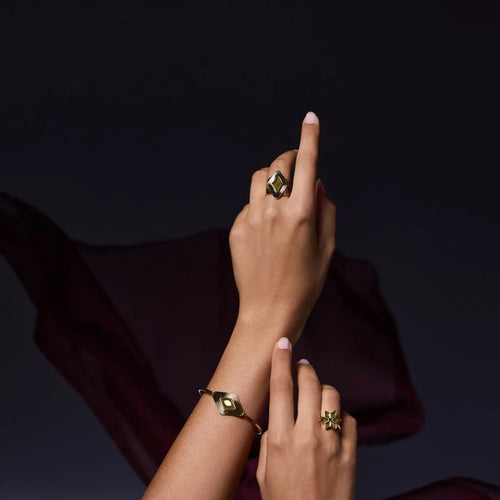 Anello Anartxy donna Prisma regolabile rombo