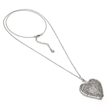 Collana lunga Vestopazzo donna Cuore ricamato